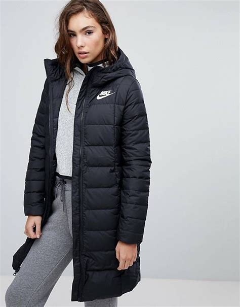 daunenparka damen nike|nike long padded coat women.